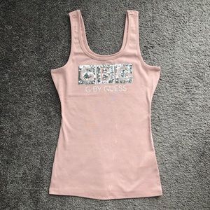 G by Guess Logo Tank Too Size Small